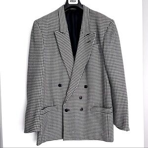 ♠️ Vintage Ronaldus Shamask Houndstooth Wool Coat